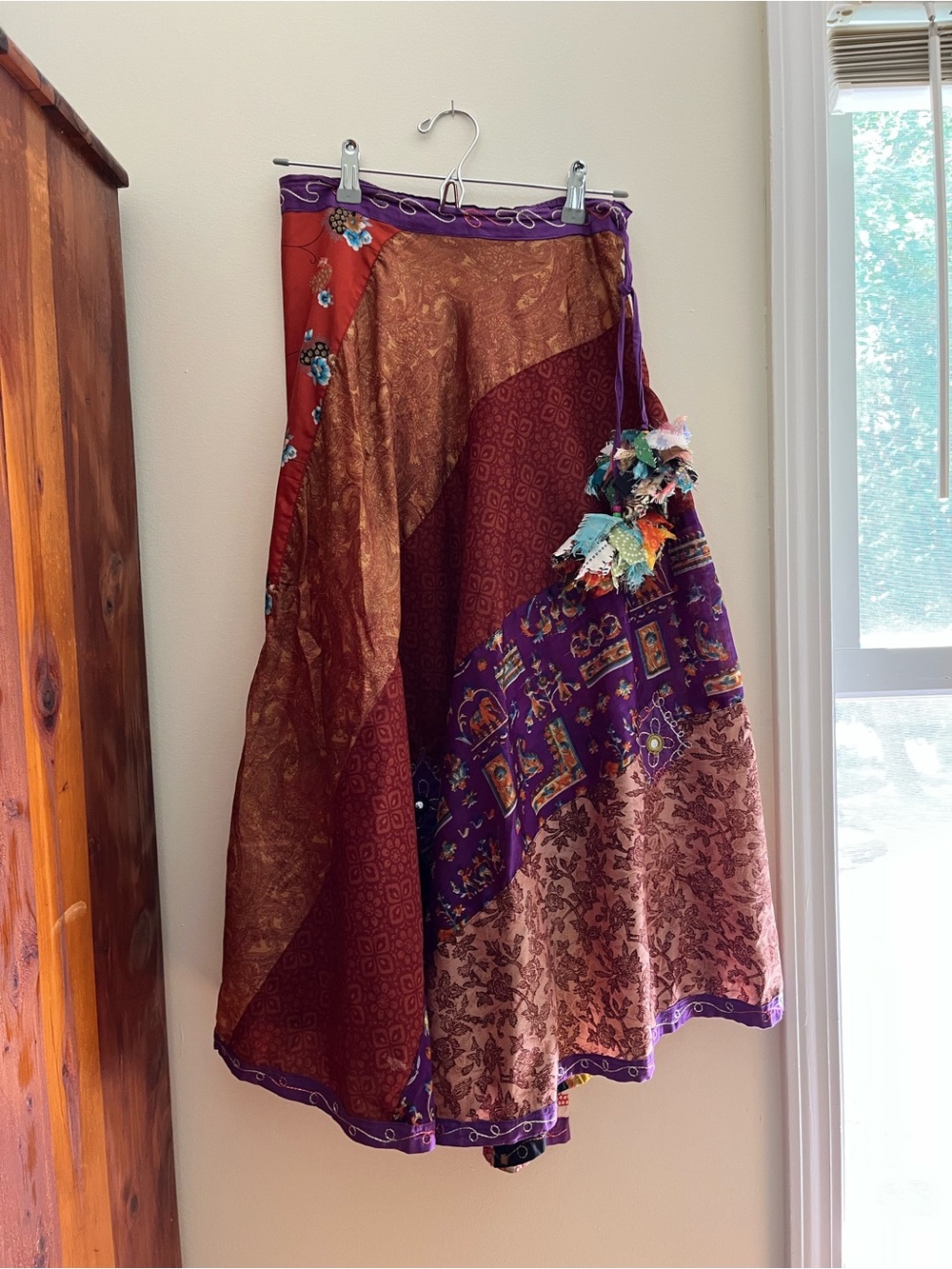 Bohemian Patchwork Maxi Unbranded Elastic waist One of a kind